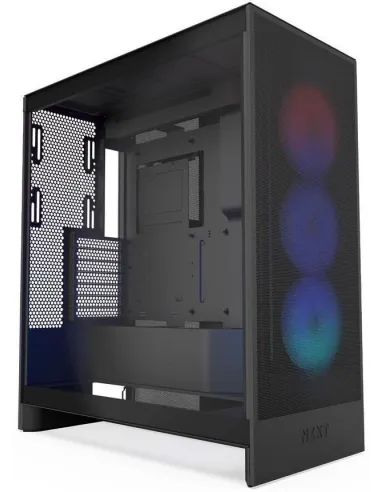 NZXT H7 Flow RGB (2024) Cristal Templado USB 3.2 Negra