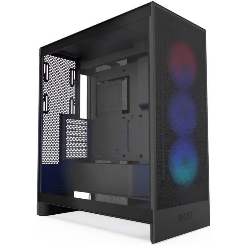 NZXT H7 Flow RGB (2024) Cristal Templado USB 3.2 Negra