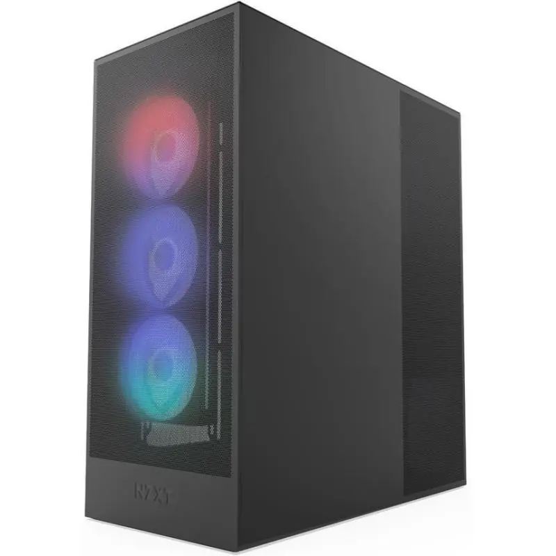 NZXT H7 Flow RGB (2024) Cristal Templado USB 3.2 Negra