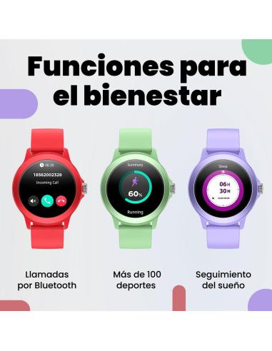 SPC Smartee Duo Vivo 9651T Smartwatch Violeta con Correa Extraible