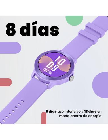SPC Smartee Duo Vivo 9651T Smartwatch Violeta con Correa Extraible