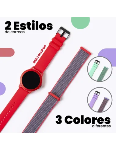 SPC Smartee Duo Vivo 9651R SmartWatch Rojo con Correa Extraible