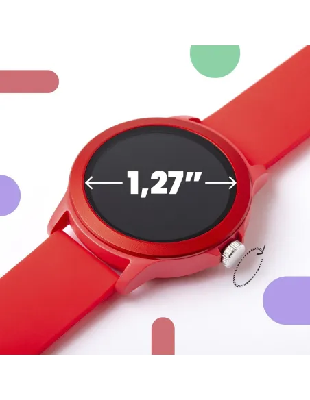 SPC Smartee Duo Vivo 9651R SmartWatch Rojo con Correa Extraible
