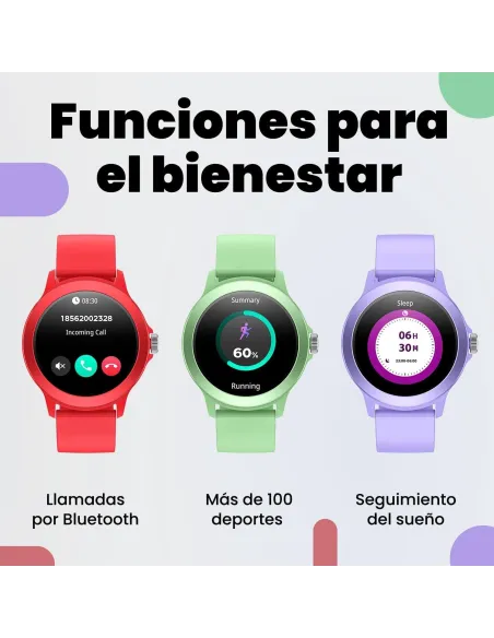 SPC Smartee Duo Vivo 9651R SmartWatch Rojo con Correa Extraible