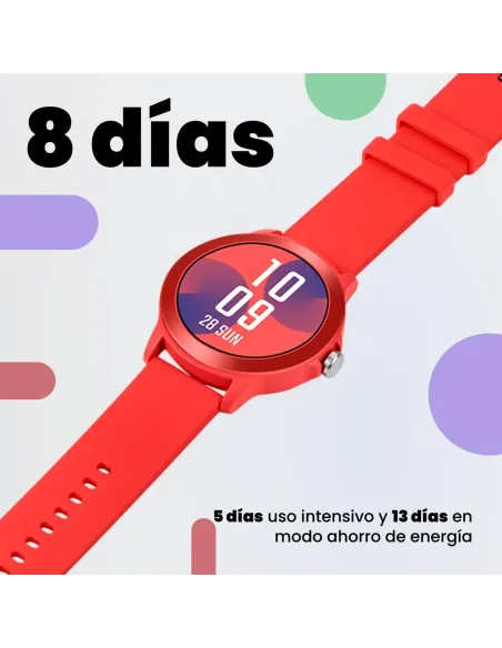 SPC Smartee Duo Vivo 9651R SmartWatch Rojo con Correa Extraible