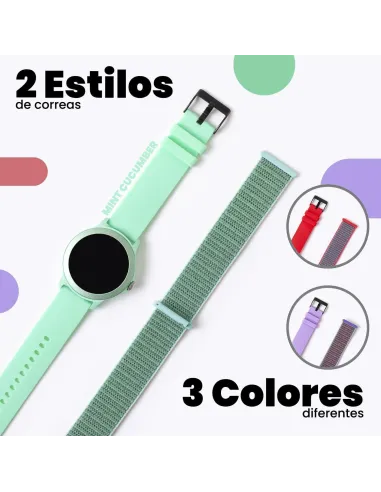 SPC Smartee Duo Vivo 9651V Smartwatch Verde con Correa Extraíble