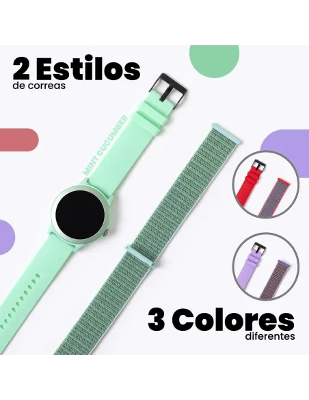 SPC Smartee Duo Vivo 9651V Smartwatch Verde con Correa Extraíble