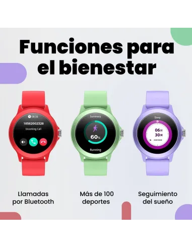 SPC Smartee Duo Vivo 9651V Smartwatch Verde con Correa Extraíble