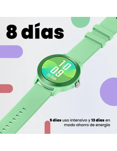 SPC Smartee Duo Vivo 9651V Smartwatch Verde con Correa Extraíble