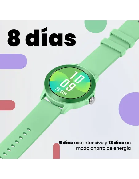 SPC Smartee Duo Vivo 9651V Smartwatch Verde con Correa Extraíble