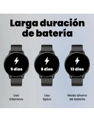 SPC Smartee Duo Classic 9652N Smartwatch AMOLED1.43" con Correa Metálica Negro