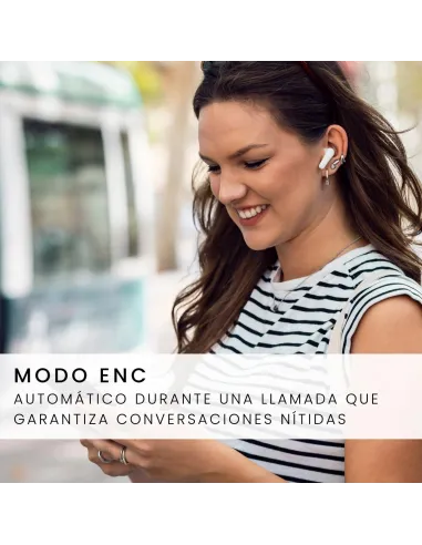 SPC Ether 2 Pro 4624B Auriculares Bluetooth con Cancelación de Ruido Blancos