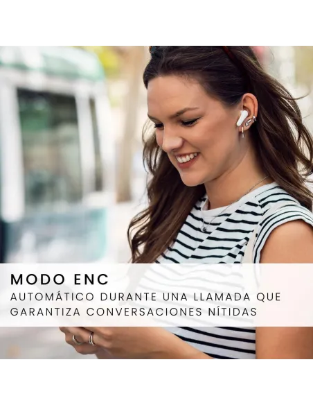 SPC Ether 2 Pro 4624B Auriculares Bluetooth con Cancelación de Ruido Blancos