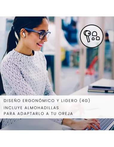 SPC Ether 2 Pro 4624B Auriculares Bluetooth con Cancelación de Ruido Blancos