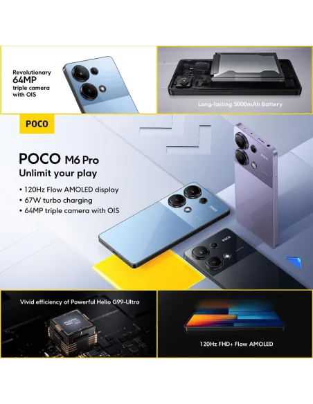 Xiaomi POCO M6 Pro 8/256GB Dual SIM Purpura