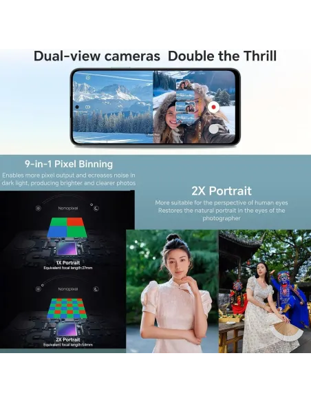 Honor 90 Smart 5G 4/128GB Dual SIM Negro