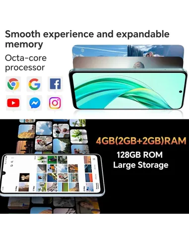 Honor 90 Smart 5G 4/128GB Dual SIM Negro