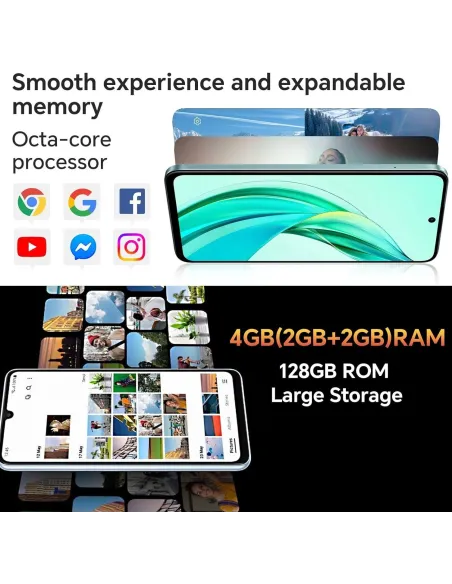 Honor 90 Smart 5G 4/128GB Dual SIM Negro