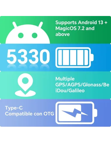 Honor 90 Smart 5G 4/128GB Dual SIM Negro