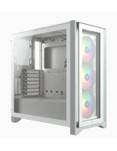Corsair iCUE 4000X Torre ATX Cristal Templado USB 3.0 Blanca