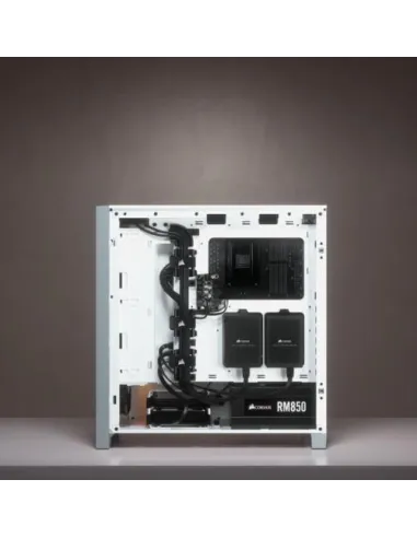 Corsair iCUE 4000X Torre ATX Cristal Templado USB 3.0 Blanca
