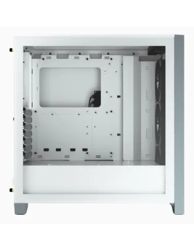 Corsair iCUE 4000X Torre ATX Cristal Templado USB 3.0 Blanca