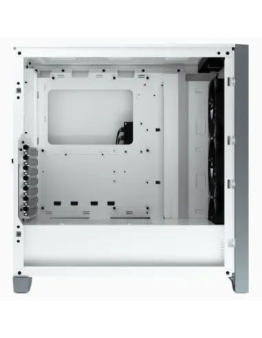 Corsair iCUE 4000X Torre ATX Cristal Templado USB 3.0 Blanca