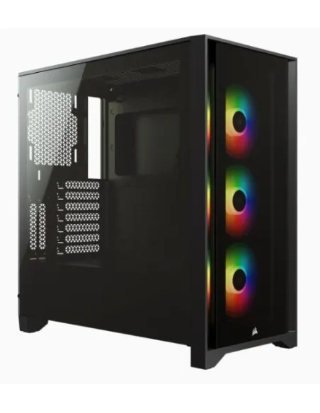Corsair 4000X iCUE Torre ATX Cristal Templado USB 3.0 Negra