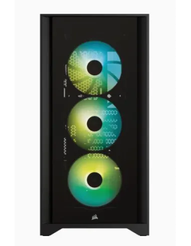 Corsair 4000X iCUE Torre ATX Cristal Templado USB 3.0 Negra