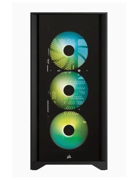 Corsair 4000X iCUE Torre ATX Cristal Templado USB 3.0 Negra