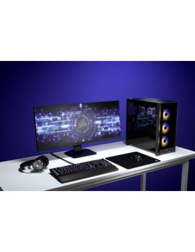 Corsair 4000X iCUE Torre ATX Cristal Templado USB 3.0 Negra