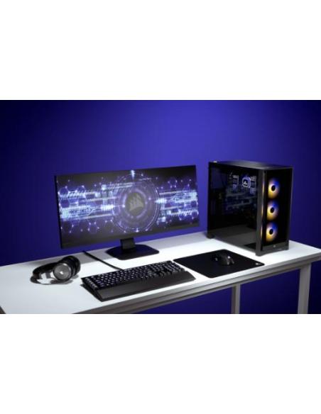 Corsair 4000X iCUE Torre ATX Cristal Templado USB 3.0 Negra