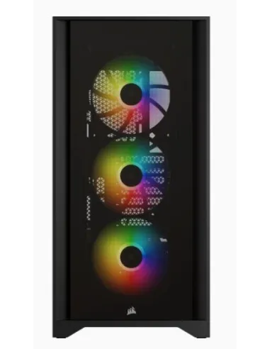 Corsair 4000X iCUE Torre ATX Cristal Templado USB 3.0 Negra