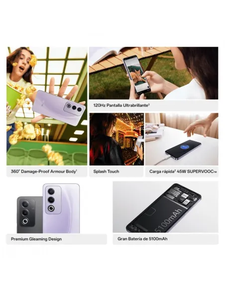 Oppo A80 5G 8/256GB Moonlight Purple