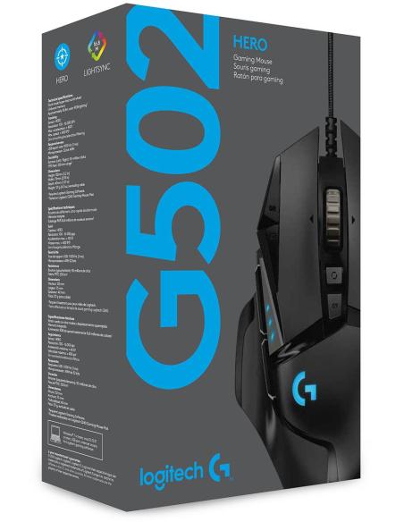 Logitech G502 Hero Ratón Gaming 25600DPI