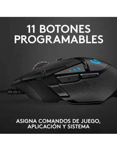 Logitech G502 Hero Ratón Gaming 25600DPI