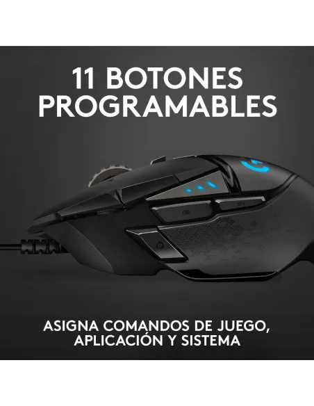 Logitech G502 Hero Ratón Gaming 25600DPI
