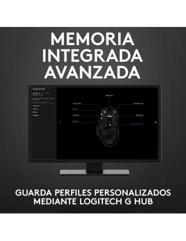 Logitech G502 Hero Ratón Gaming 25600DPI