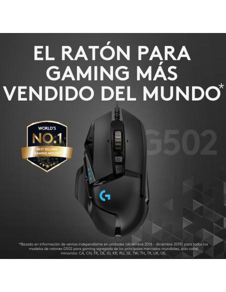 Logitech G502 Hero Ratón Gaming 25600DPI