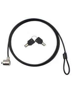 Nilox NXSC001 Cable de Seguridad Doble Llave 1.8 M Negro-APTAPC1163