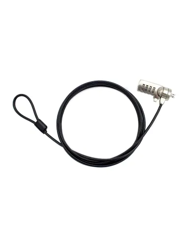 Nilox NXSC002 Cable de Seguridad Con Combinación 1.8 M Negro