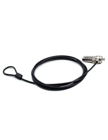 Nilox NXSC002 Cable de Seguridad Con Combinación 1.8 M Negro