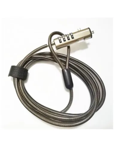 Nilox NXSCN001 Cable de Seguridad con Combinación 1,9 M Acero