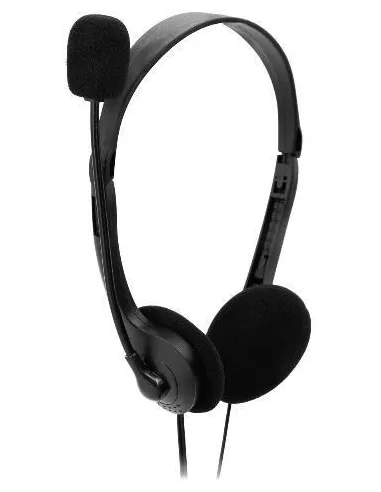 Nilox NXCM0000004 Auriculares Doble Jack con Micrófono Negros