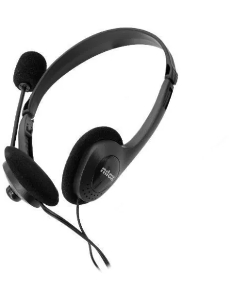 Nilox NXCM0000004 Auriculares Doble Jack con Micrófono Negros