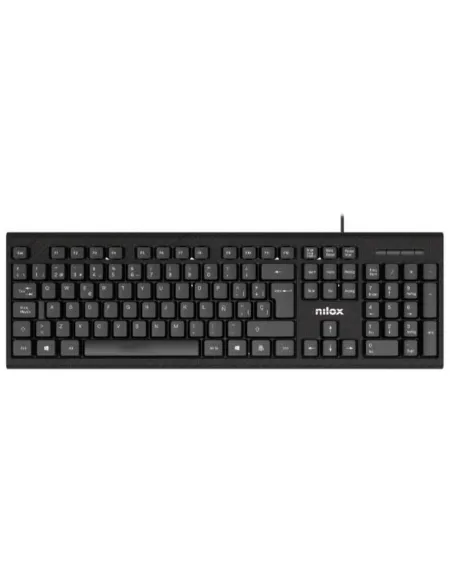 Nilox NXKME0011 Kit Teclado + Ratón USB-A Negros