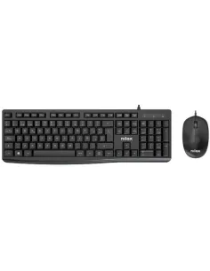 Nilox NXKME0012 Teclado + Ratón USB-A Negros-FTRCTR0238