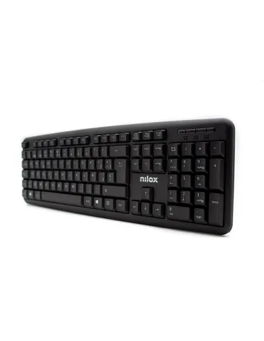 Nilox NXKBE000002 Teclado Compacto USB-A Negro