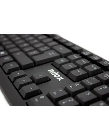 Nilox NXKBE000002 Teclado Compacto USB-A Negro