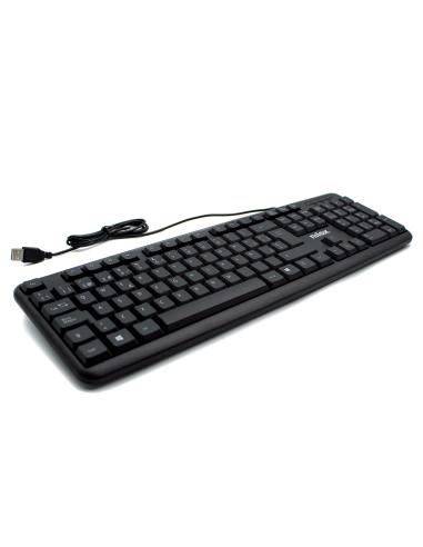 Nilox NXKBE000002 Teclado Compacto USB-A Negro
